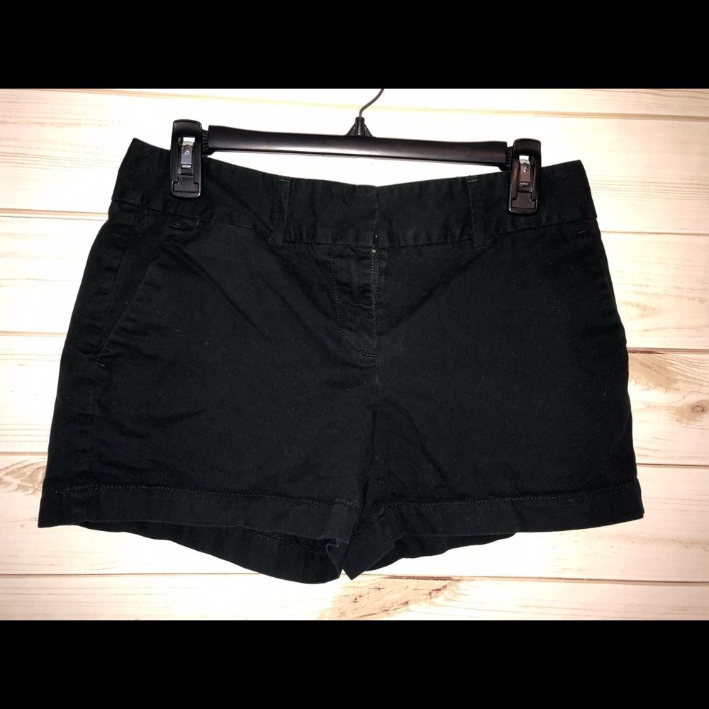 Black loft shorts